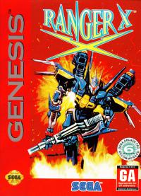 Genesis - Ranger X Box Art Front
