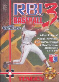 Genesis - R.B.I. Baseball 3 Box Art Front