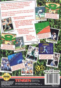 Genesis - R.B.I. Baseball '93 Box Art Back