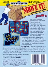 Genesis - Shove It! ...The Warehouse Game Box Art Back