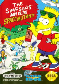 Genesis - The Simpsons Bart vs. the Space Mutants Box Art Front