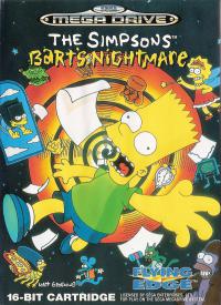 Genesis - The Simpsons Bart's Nightmare Box Art Front