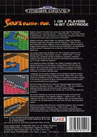 Genesis - Snake Rattle 'n' Roll Box Art Back