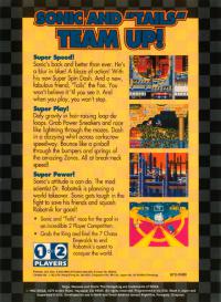 Genesis - Sonic the Hedgehog 2 Box Art Back