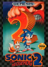 Genesis - Sonic the Hedgehog 2 Box Art Front
