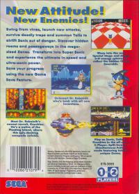 Genesis - Sonic the Hedgehog 3 Box Art Back