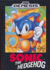Genesis - Sonic the Hedgehog Box Art Front