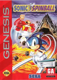 Genesis - Sonic the Hedgehog Spinball Box Art Front