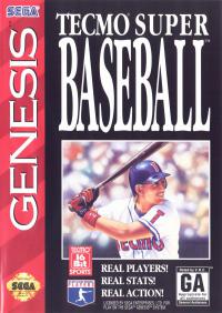 Genesis - Tecmo Super Baseball Box Art Front