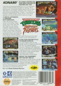 Genesis - Teenage Mutant Ninja Turtles Tournament Fighters Box Art Back