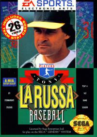 Genesis - Tony La Russa Baseball Box Art Front
