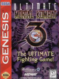 Genesis - Ultimate Mortal Kombat 3 Box Art Front