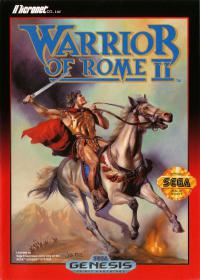 Genesis - Warrior of Rome II Box Art Front