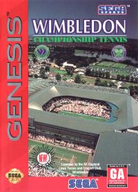 Genesis - Wimbledon Championship Tennis Box Art Front