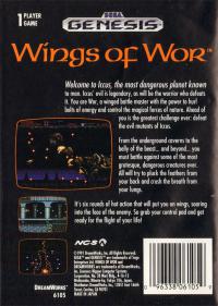 Genesis - Wings of Wor Box Art Back