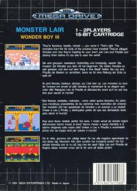 Genesis - Wonder Boy III Monster Lair Box Art Back