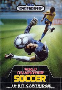 Genesis - World Championship Soccer Box Art Front