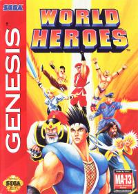 Genesis - World Heroes Box Art Front