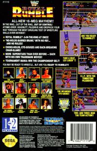 Genesis - WWF Royal Rumble Box Art Back