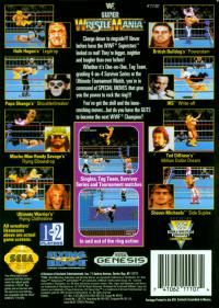 Genesis - WWF Super WrestleMania Box Art Back