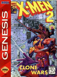 Genesis - X Men 2 Clone Wars Box Art Front