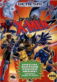 Genesis - X Men Box Art Front