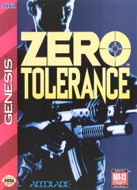 Genesis - Zero Tolerance Box Art Front