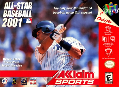N64 - All Star Baseball 2001 Box Art Front