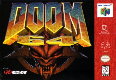 N64 - Doom 64 Box Art Front