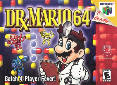 N64 - Dr Mario 64 Box Art Front