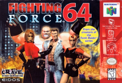N64 - Fighting Force 64 Box Art Front