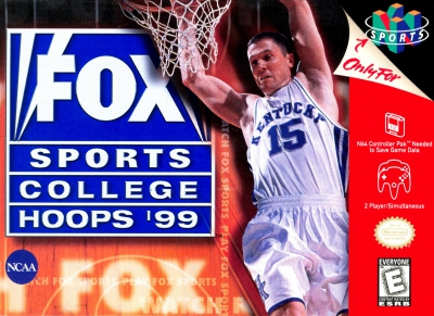 N64 - Fox Sports College Hoops '99 Box Art Front