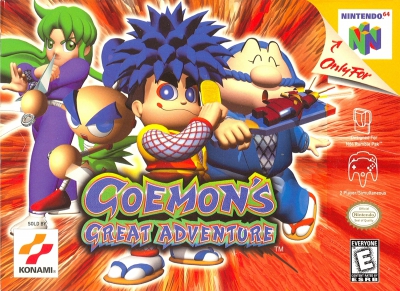 N64 - Goemon's Great Adventure Box Art Front