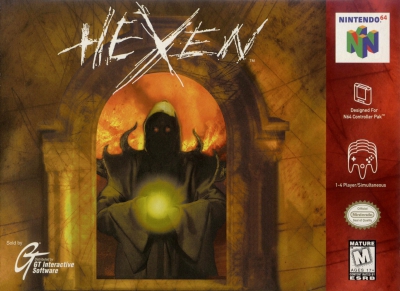 N64 - Hexen Box Art Front