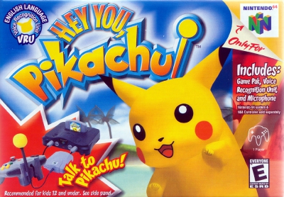 N64 - Hey You Pikachu Box Art Front