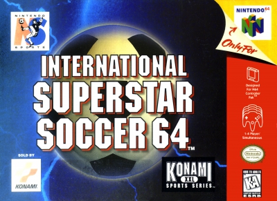 N64 - International Superstar Soccer 64 Box Art Front