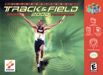 N64 - International Track and Field 2000 Box Art Front
