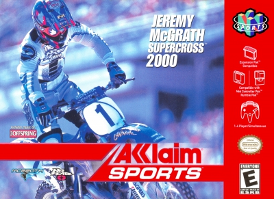 N64 - Jeremy McGrath Supercross 2000 Box Art Front
