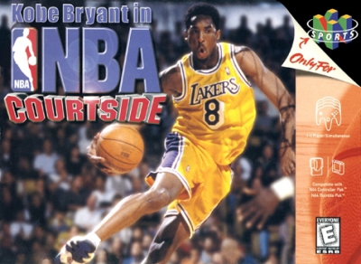 N64 - Kobe Bryant in NBA Courtside Box Art Front