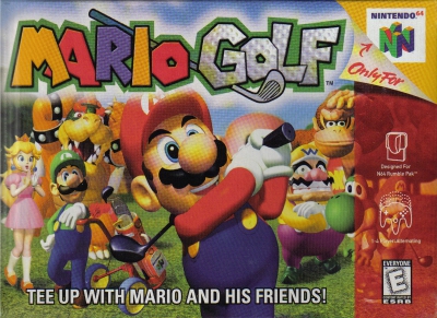 N64 - Mario Golf Box Art Front