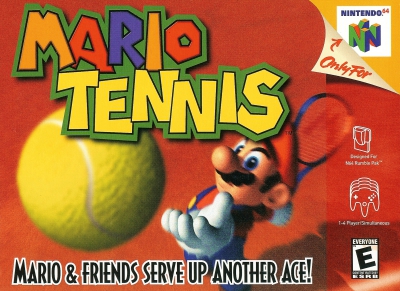 N64 - Mario Tennis Box Art Front