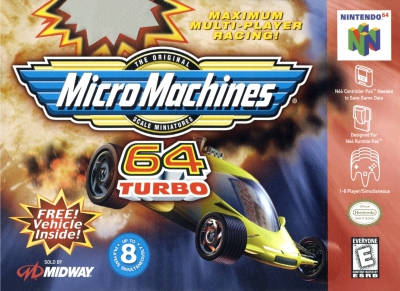 N64 - Micro Machines 64 Turbo Box Art Front