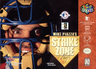 N64 - Mike Piazza's Strike Zone Box Art Front