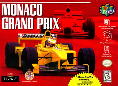N64 - Monaco Grand Prix Box Art Front