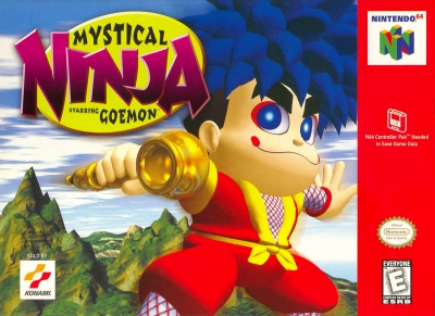 N64 - Mystical Ninja Starring Goemon Box Art Front