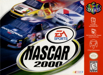 N64 - NASCAR 2000 Box Art Front