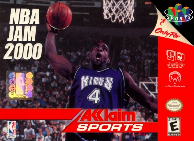 N64 - NBA Jam 2000 Box Art Front