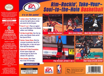 N64 - NBA Live 2000 Box Art Back