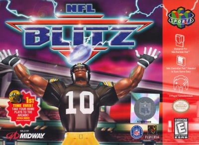 N64 - NFL Blitz Box Art Front