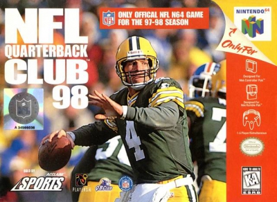 N64 - NFL Quarterback Club 98 Box Art Front